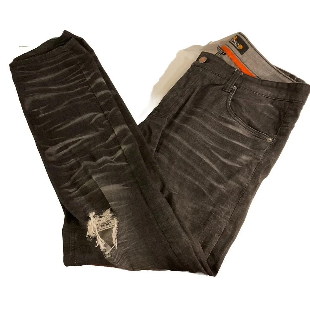 Vintage Copper Rivet 90's Y2K Grunge Goth Distressed Workwear Work 38 x 34 JEANS